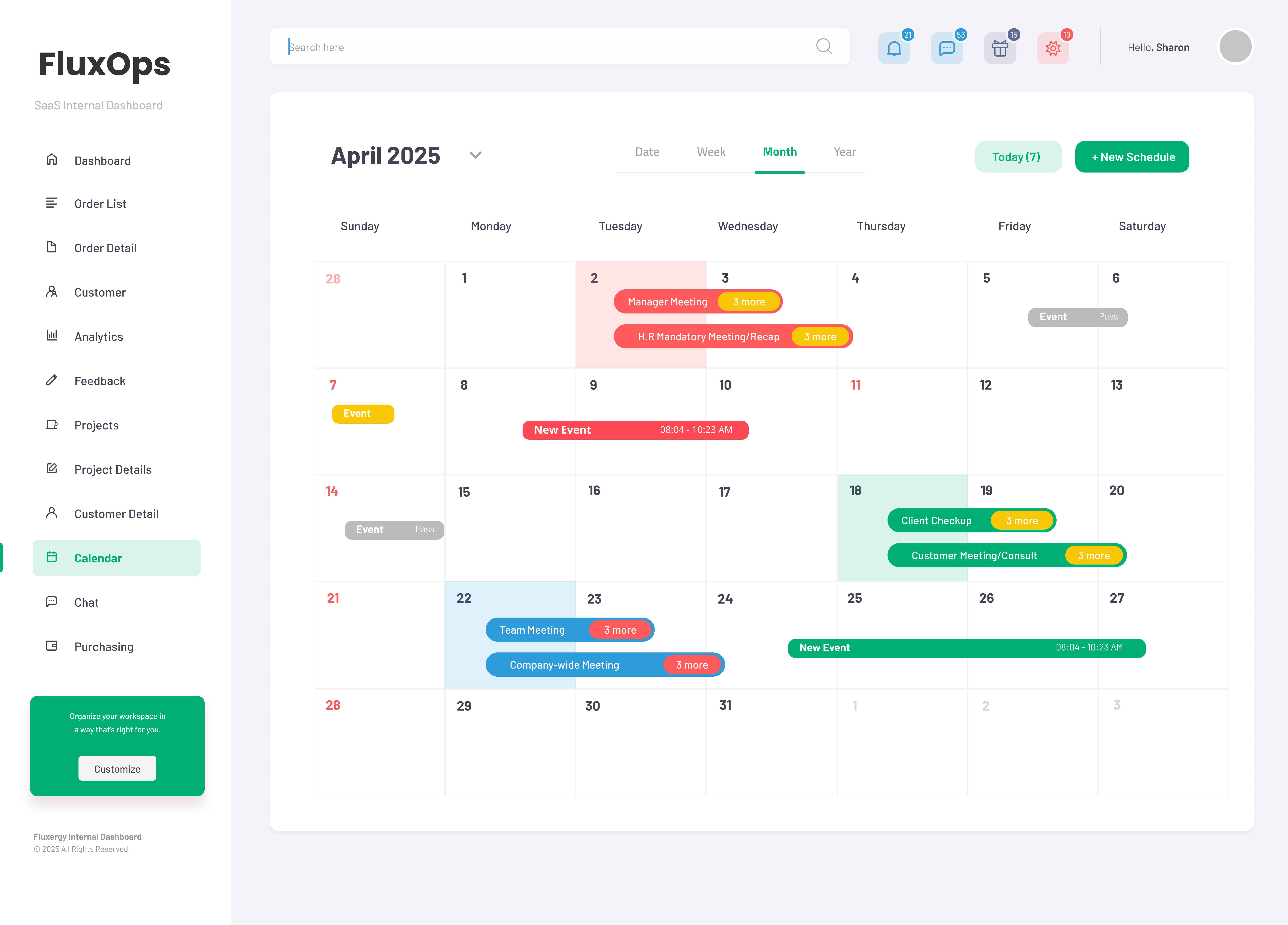 Calendar Integration